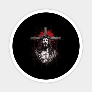 Jesus Christ Blood of the Cross Magnet